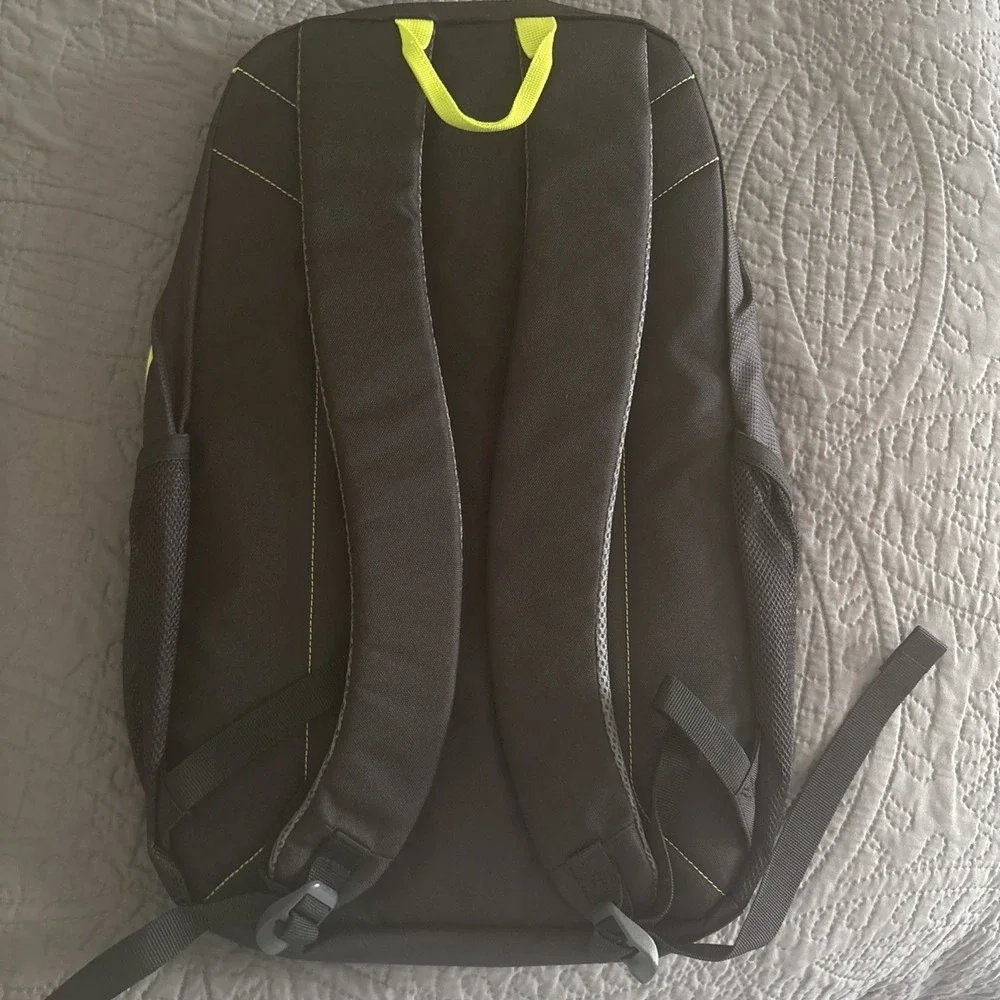 ULINE 25L Daypack/Backpack – Black/Lime Green (High-Visibility Adjustable Strap)